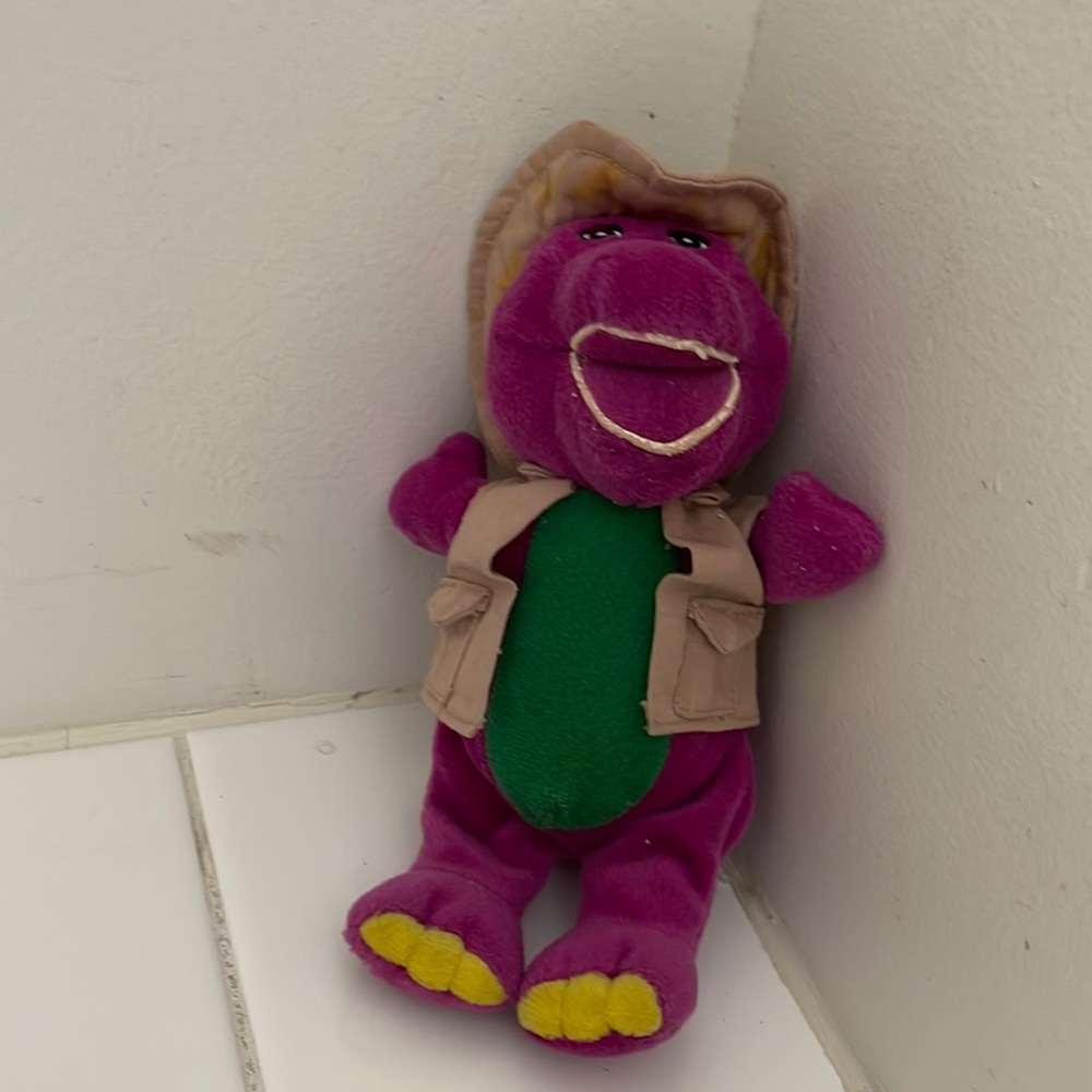 Barney safari, plush small